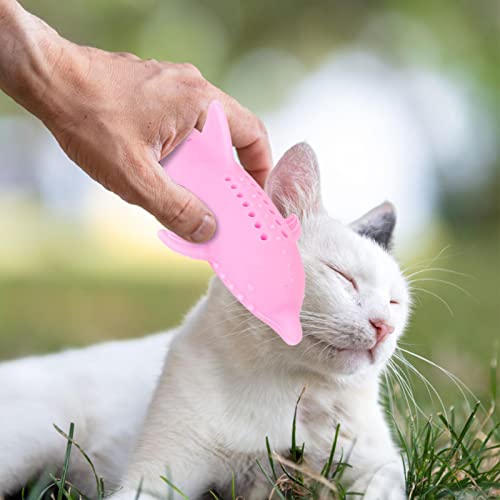 Brinquedos Catnip | mascar gatinho em forma peixe | dentição cheio catnip Brinquedos divertidos para