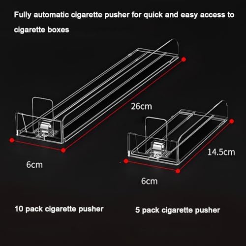 Wall-Mounted Cigarette Dispenser - Aluminum Multi-Tier Rack for Retail & Markets - Space-Saving, Sleek Silver Design, 38.5x15x45cm - Perfect for Organized Displays