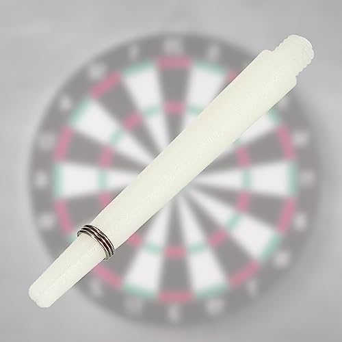 PATIKIL 45mm Plastic Dart Shafts, 30 Pack Medium 2BA Thread Dart Stems Replacement Dart Accessories, White - Image 3