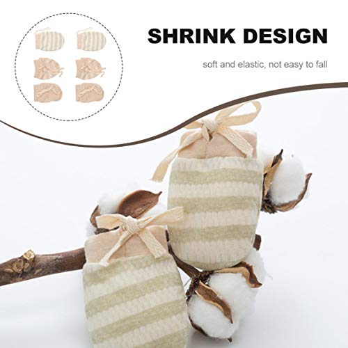 ABOOFAN 3 Pairs Baby Anti Scratching Gloves Mesh Newborn Protection Face Cotton Scratch Mittens No Scratch Mitts for Newborn Infant Baby4