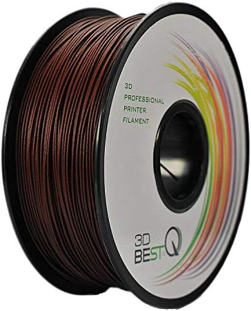 3D BEST Q Real Wood PLA 1.75mm 3D Printer Filament, Dimensional Accuracy +/- 0.03 mm, 1KG Spool, 30% Real Wood-infill (Rosewood)