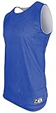 Epic Men's Full-Court 2-Layer Reversible Tank Top Blue Basketball Jerseys M