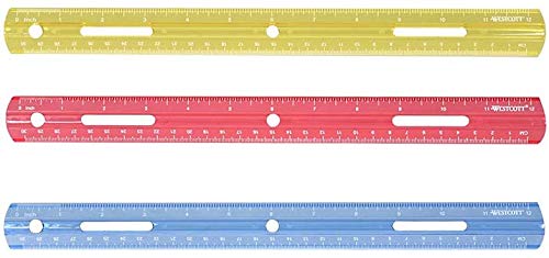 Règle en plastique 30 cm graduée pour ne plus jamais manquer de matériel