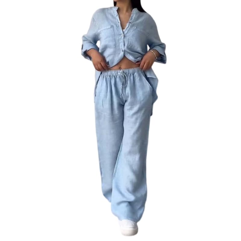 Ropa ligera de dos piezas para estar en casa comoda y fresca