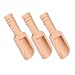 Produktbild BESTONZON 3 stücke Mini Holzschaufeln Badesalz Löffel Süßigkeiten Mehl Löffel Scoops Küchenutensilien - 2,4x7,8 cm