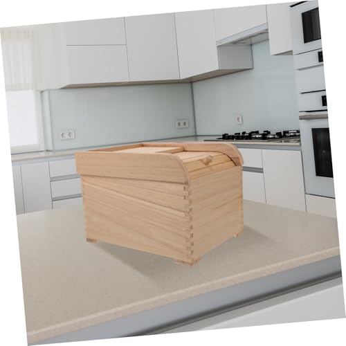 Garde grains propres et secs avec cette boîte étanche en bois - 5