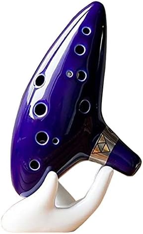 GREENDEER NEW 12 Holes Ocarina Ceramic Alto C Legend of Zelda Ocarina Flute Blue