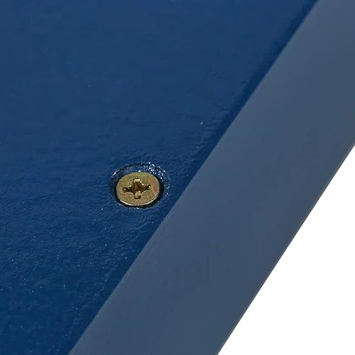 Miniatura 7 de Juleduo Bandeja de servir, bandeja de lujo para mesa de café con asas de metal pulido y 4 posavasos, organizador de barra de café, bandeja