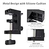 Metal Desk Clamp for Microphone Arm Stand Holder with 360º Adjustable Screw by SUNMON #1
