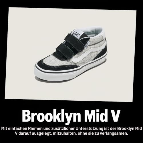 Vans WardSneaker für Herren, schwarz/weiß, 2 UK Child – Ansicht 6
