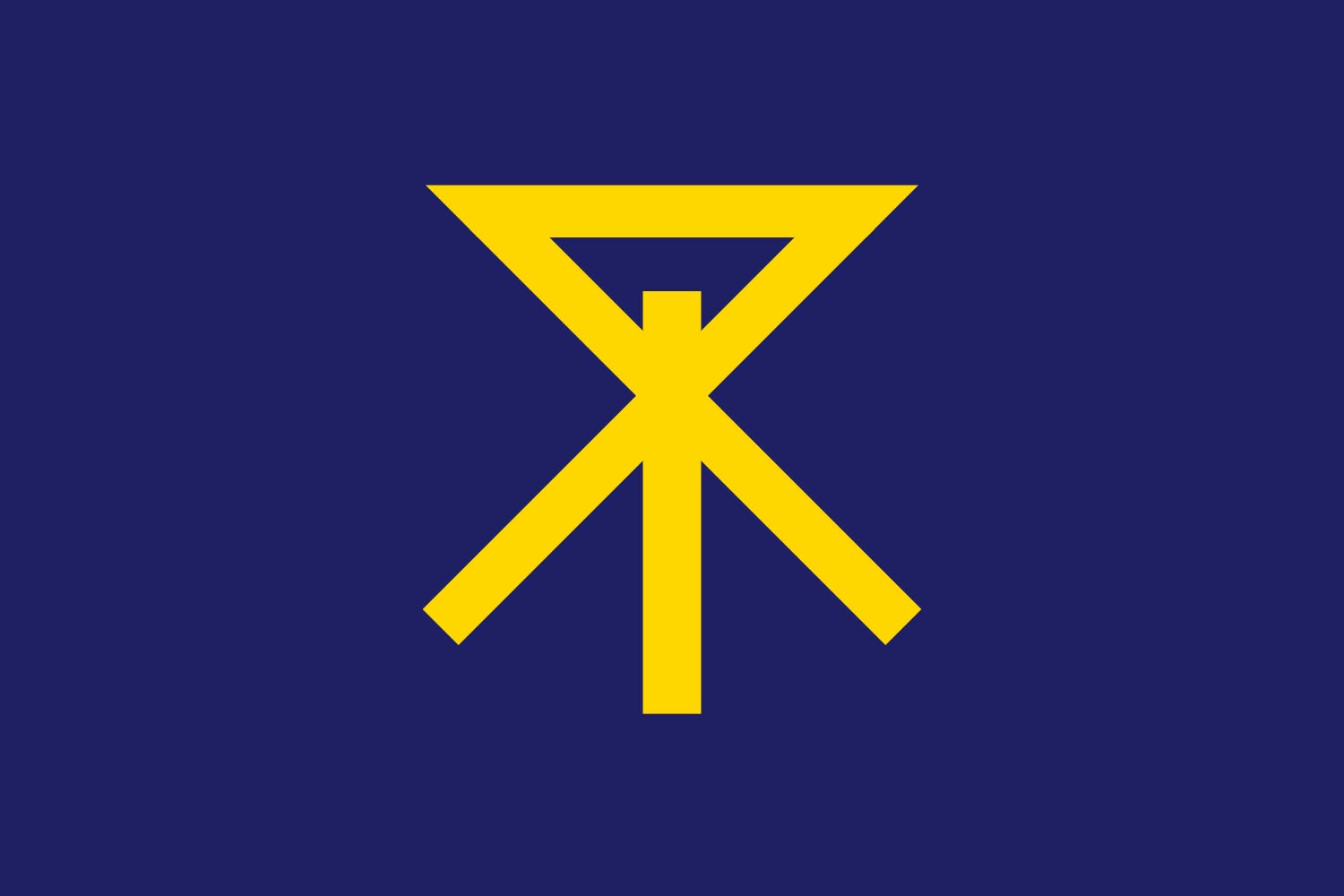 Drapeau paysage Ōsaka 0.7m² pour habiller un mur