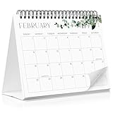 Aesthetic Desk Calendar 2026 - Runs until December 2026 - Beautiful Small Flip Desktop Calendar for Easy Organizing
