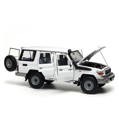 Toyota Land Cruiser 76 modèle voiture miniature statique en alliage 1 18 véhicule en métal