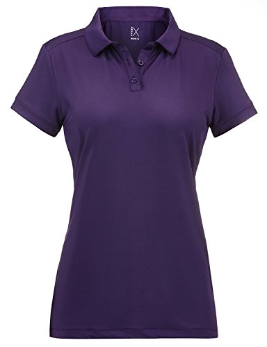 REGNA X Plus Size Sports Peformance dri Short Sleeve Women Polo Shirts Navy XL