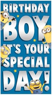 Despicable Me "Awesome Time" Boy Birthday Card