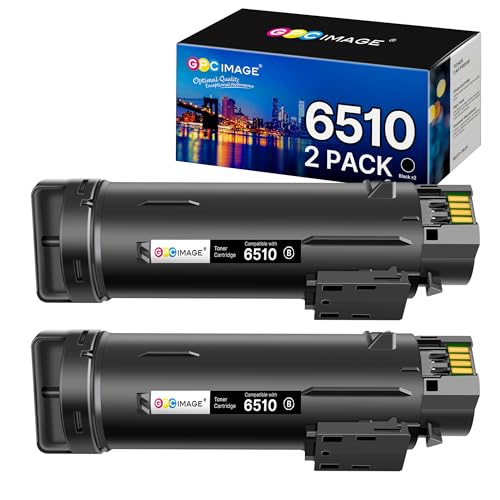 Toner pour Xerox Phaser 6510 noir à haut rendement pour textes nets