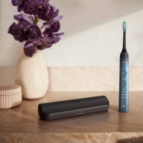 مراجعة Philips Sonicare DiamondClean 9000 HX9911/89 — فرشاة كهربائية إصدار خاص بالأزرق مع 4× رؤوس C3 لحماية البلاك وتنظيف أعمق - الصورة 6