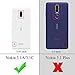 Sucnakp for Nokia 3.1A Case,Nokia 3.1C Case, Heavy Duty Shock Absorption Phone Cases Impact Resistant Protective Cover for Nokia 3.1 A Case,Nokia 3.1 C Case（New Black）