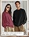 Neer 4 Pack Mens Big and Tall Shirts Cotton Long Sleeve Crewneck Casual Tops Plus Size Basic Tee Shirts Multipack(Black, Blue, Jacinth, Light Gray,Large)
