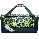 60 l NIKE NK BRSLA M DUFF - 9.5 CAT AOP, Deep Jungle/Lt Lemon Twist/White, 60 L, Sport