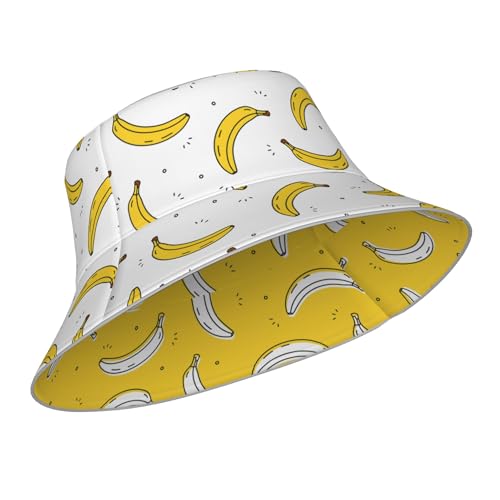 Image of Bucket Hat Double-Side-Wear Reversible Sun Hat Beach Travel Hiking for Women Men