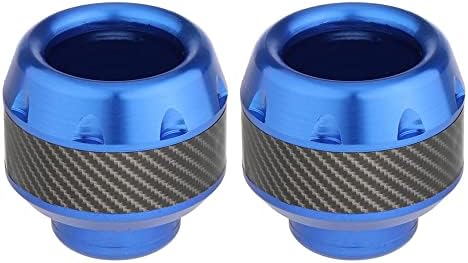 Windance Front Rear Fork Frame Sliders Wheel Crash Protector Falling Protection Universal for Motorcycles Motorbikes Moped Scooters (Blue)