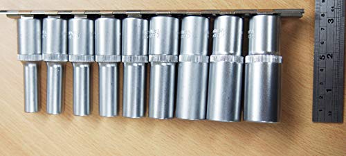 Hoteche DOES NOT APPLY 9 Pc Deep E Torx Star Female Bit Socket Set 1/2 Inch Drive E10 -E24 thumb #1