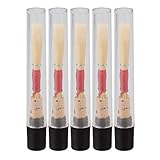 BQLZR Bamboo Oboe Reeds German Style Handmade Oboe Soft Woodwind Instruments Accessories Multicolor Pack of 5