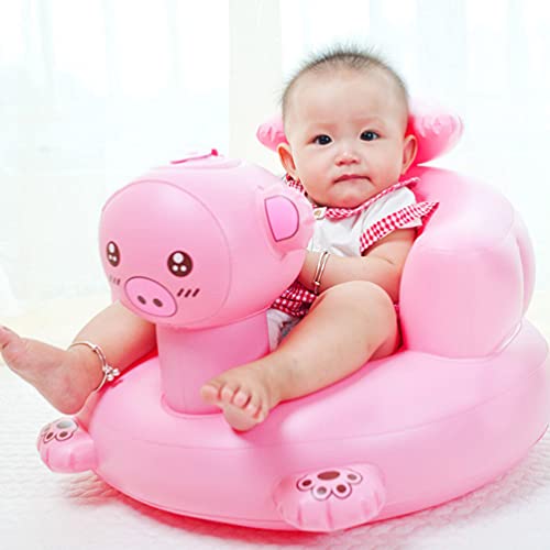 TOYANDONA Criança Sofá Inflável Blow up Cadeira Porco de Rosa Bebê Infantil Assento Apoio Aprendizag