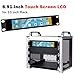 GeeekPi 6.91 inch 1424x280 LCD Touch Screen 1U Rack Mount Monitor for DeskPi RackMate T0/T1/T2/T0 Plus/T1 Plus/TL1 Server Cabinet and 10 inch Server Rack