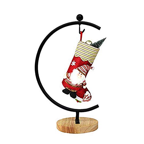 Big Ornament Display Stand, Ornament Stand Holder Iron Pothook Stand for Hanging Glass Globe Air Plant Terrarium, Witch Ball, Christmas Ornament and Home Wedding Decoration (black, Large size) - Thumbnail 7