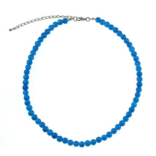 SC Crystal - Porte-Charms pour Femme, Bleu, Porte-Charms en VerreVerre, 41cm (+6cm de rallonge), Idée Porte-Charms Cadeau pour Femme - Cliquez sur Visiter la Boutique pour Voir nos Cover