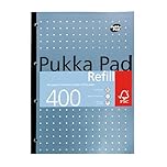 Pukka Pad, A4 Refill, 400 Pages, Pack of 1, Colours May Vary