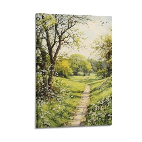 Woodland Trail Aquarelle Printemps résout vos murs vides