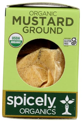 SPICELY Organic Ground Mustard, 0.4 OZ