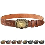 【Cadeau Idéal】Cette ceinture de cowboy convient à différentes occasions et convient à tous les âges des hommes et des femmes. Que ce soit comme ceinture de cowboy pour homme ou femme, elle montre un style western unique. Vous pouvez faire de cette ceinture western votre cadeau préféré pour les fans de western, une surprise spéciale au quotidien ou un ensemble de ceintures western pour homme et femme
