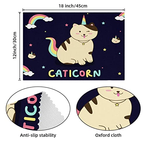 Set de table licorne pour des repas de famille joyeux et propres - 5