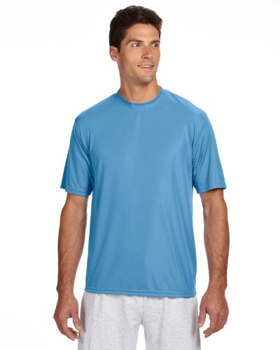 T-shirt technique homme anti-transpiration bleu ciel taille Small A4