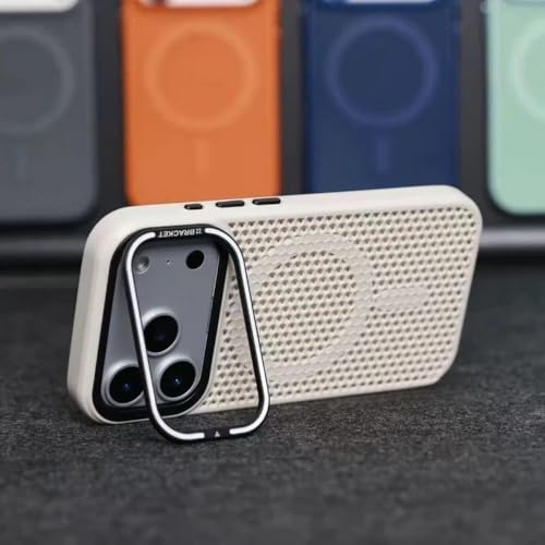 Coque iPhone 17 Pro compatible chargement sans fil et protection antichoc blanche