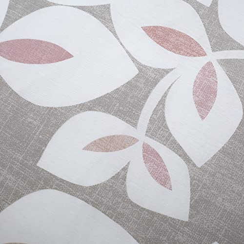 Housse de couette réversible Catherine Lansfield Inga Leaf 260x240 motif feuillage
