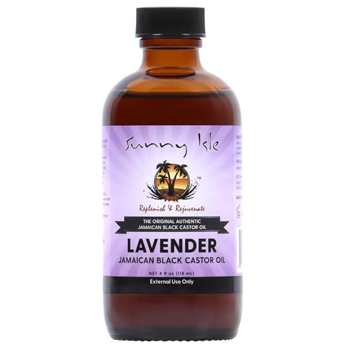 Sunny Isle Jamaican Castor Oil - Lavender Black 4 oz.