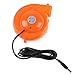 Automarketbiz Mini Fan Blower for Mascot Head Inflatable Costume 6V Powered by Dry Battery （Orange）