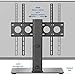 VIVO Black Universal TV Stand for 32 to 50 inch LCD LED Flat Screens, Tabletop VESA Mount with Tempered Glass Base and Cable Management STAND-TV00J