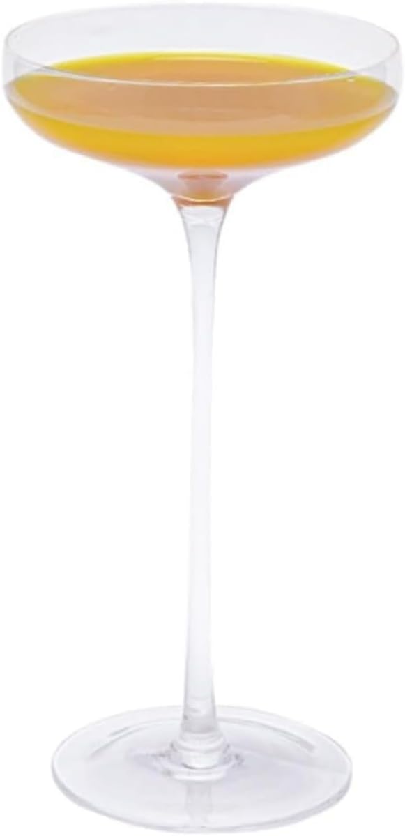 WQNBシャンパングラス カクテルグラス ワイングラス 190ml セット 誕生日パーティーやホームパーティーに最適 バーお祝いプレ