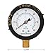 Measureman 2” Pool Filter Pressure Gauge, 60 PSI, 1/4” NPT Bottom Mount – Pool Pump Pressure Gauge for Swimming Pool, Spa, Aquarium, and Valve Filter