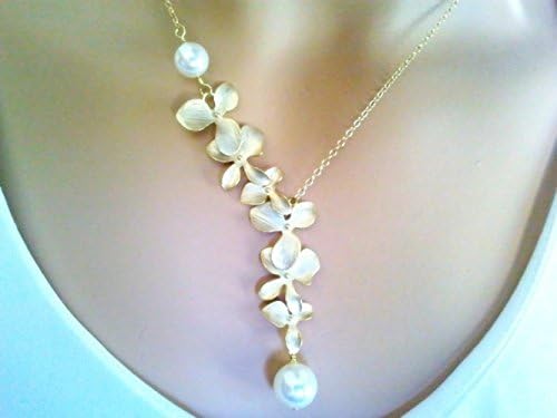 Miniatura 6 de Rose Gold bracelet, Pearl Bracelet, Orchid bracelet, Flower bracelet, Wedding Bracelet, Gift for her, Bridesmaid gifts