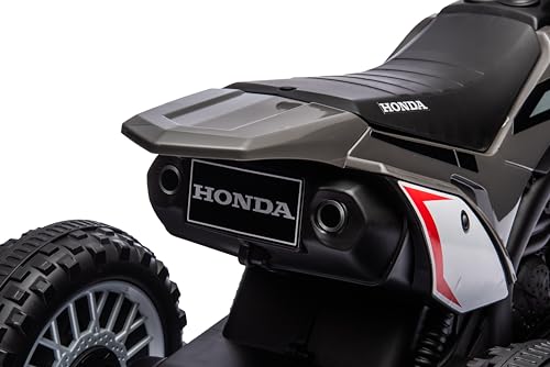 Honda Kinder Elektromotor, Elektro Kindermotor ab 18 Monaten, Kindermotorrad Elektrisch, Elektrofahrzeuge 1x30W, 3km/h (Grau) – Bild 5