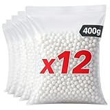 KARAT 12x Luftentfeuchter Granulat 400g - 12er Set Luftentfeuchter Nachfüllpack's - Entfeuchter Nachfüllpack für Schimmel- und Geruchsschutz bis 40qm