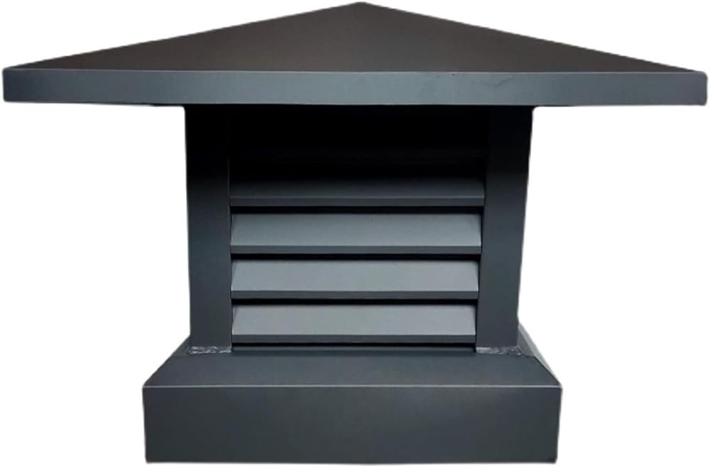 Capuchon de ventilation de toit anti-pluie en alliage d'aluminium robuste