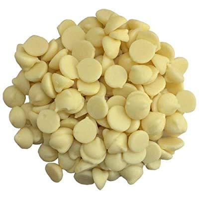 100% WHITE CHOCOLATE CALLETS CHIPS- FINEST BELGIAN CHOCOLATE WITH COCOA BUTTER 28% COCOA SOLIDS - 200g